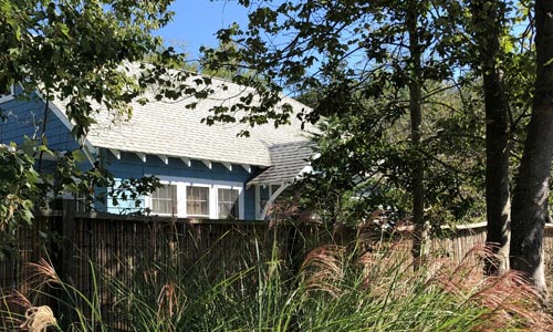 Blue-Cottage Fire island
