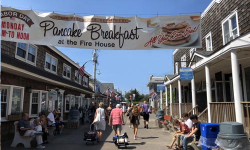 Pancake breakfast Downtown-Ocean-Beach