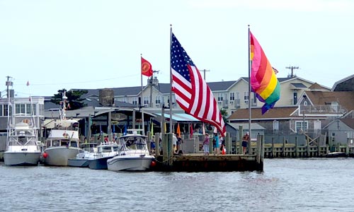 Harbor-Scene-With-Flags
