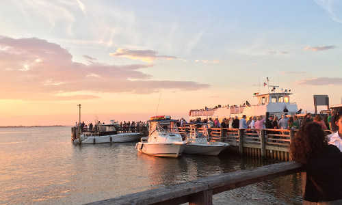 Sunset-on the Dock Fair-Harbor