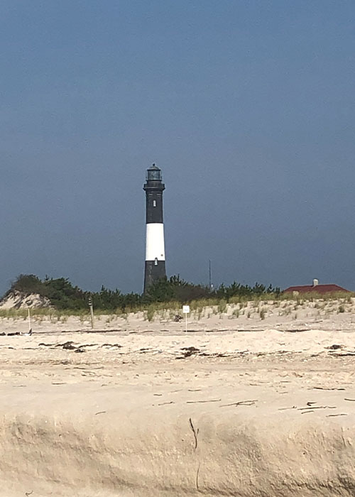 Fire island Lighthouse viewed from the Beach