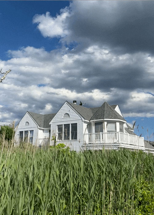 Saltaire Fire island House in the reeds
